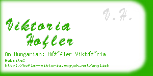 viktoria hofler business card